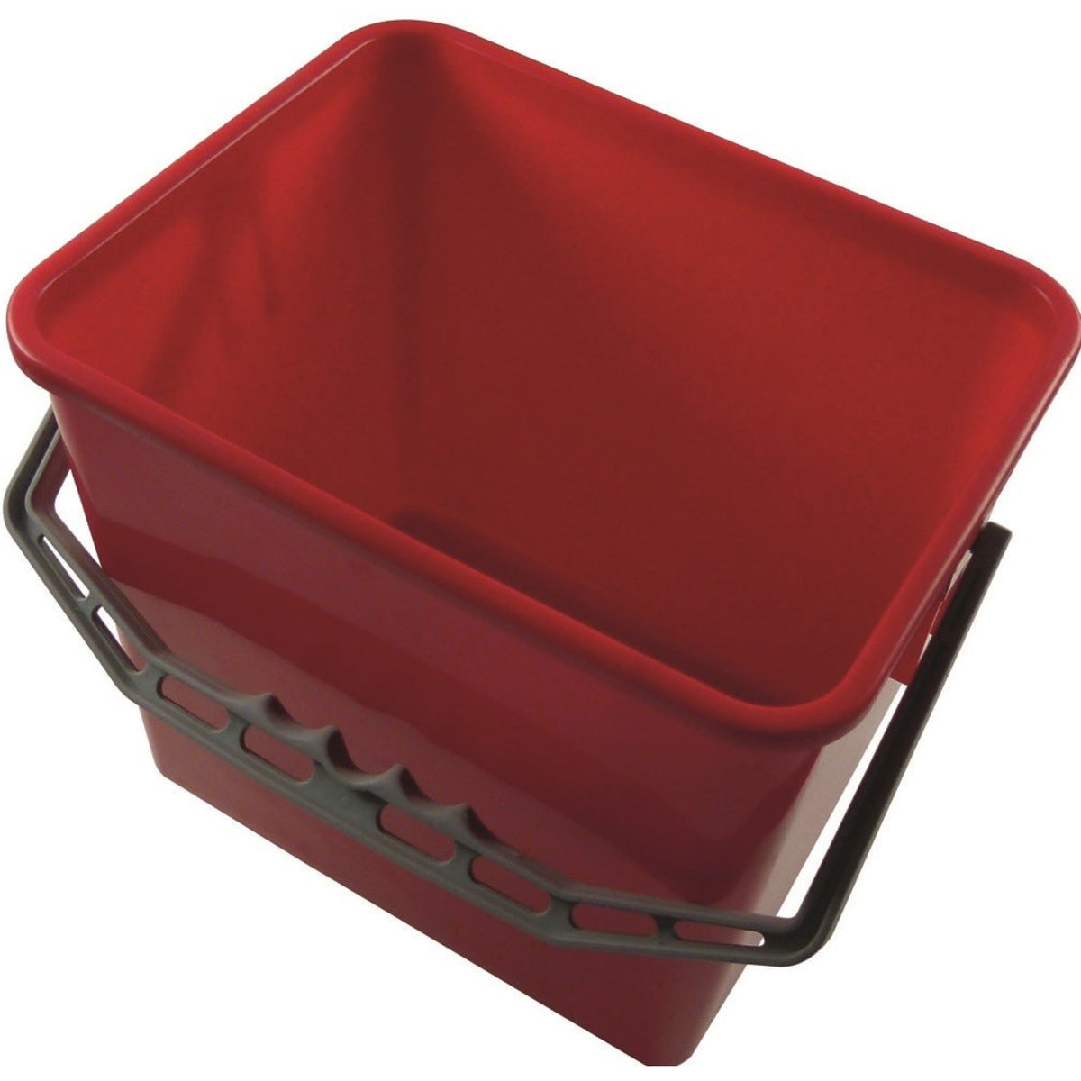 6L Eimer rot für WC/Urinal – 3Klar